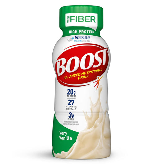 BOOST High Protein with Fiber Ready to Drink Complete Nutritional Drink