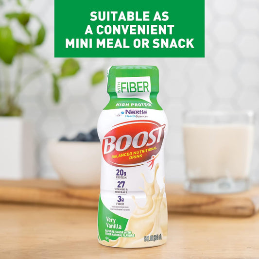 BOOST High Protein with Fiber Ready to Drink Complete Nutritional Drink